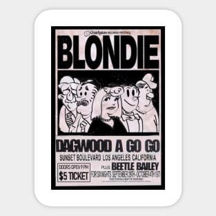 Blondie shirt Sticker